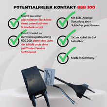 BBB 300 Potentialfreier Kontakt, Zusatzmodul zur Lichtsteuerung für Abluftsteuerung FDS 200, KDS 210