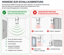 Signalhupe 230V Akustische Warnsirene 100dB