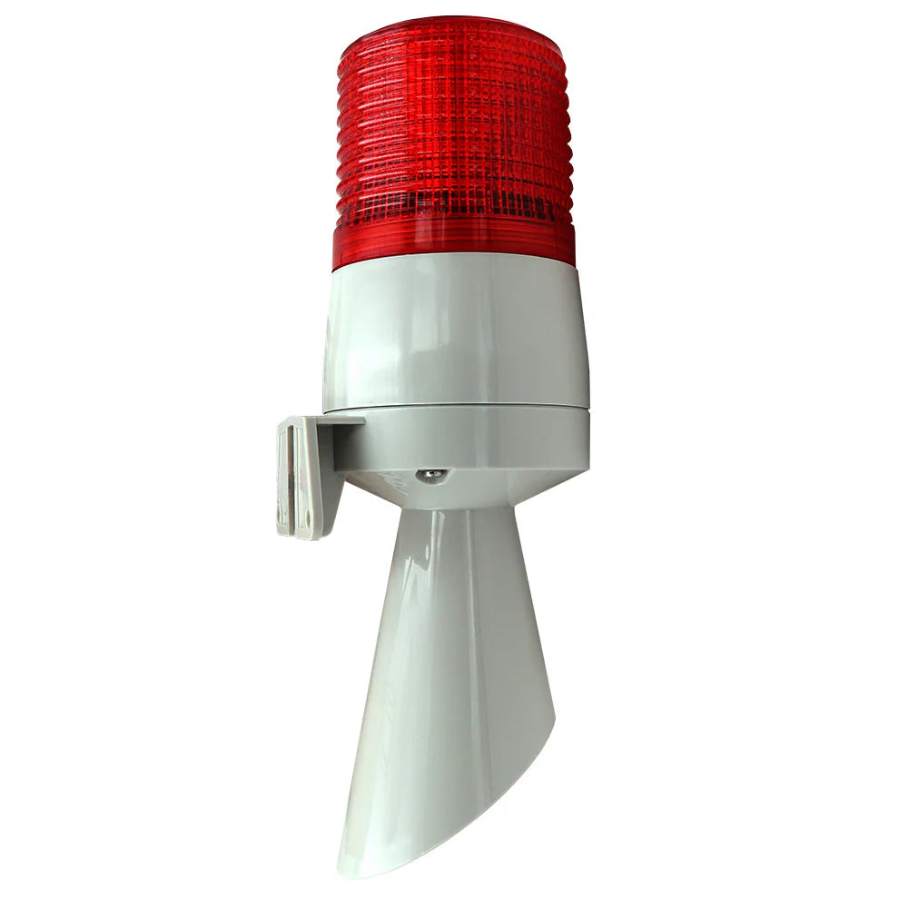 Kleinhupe-Warnleuchte 230V Akustik und LED getrennt ansteuerbar