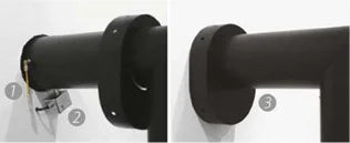 Rosette - ⌀ 150 mm schwarz - Zubehör DS01