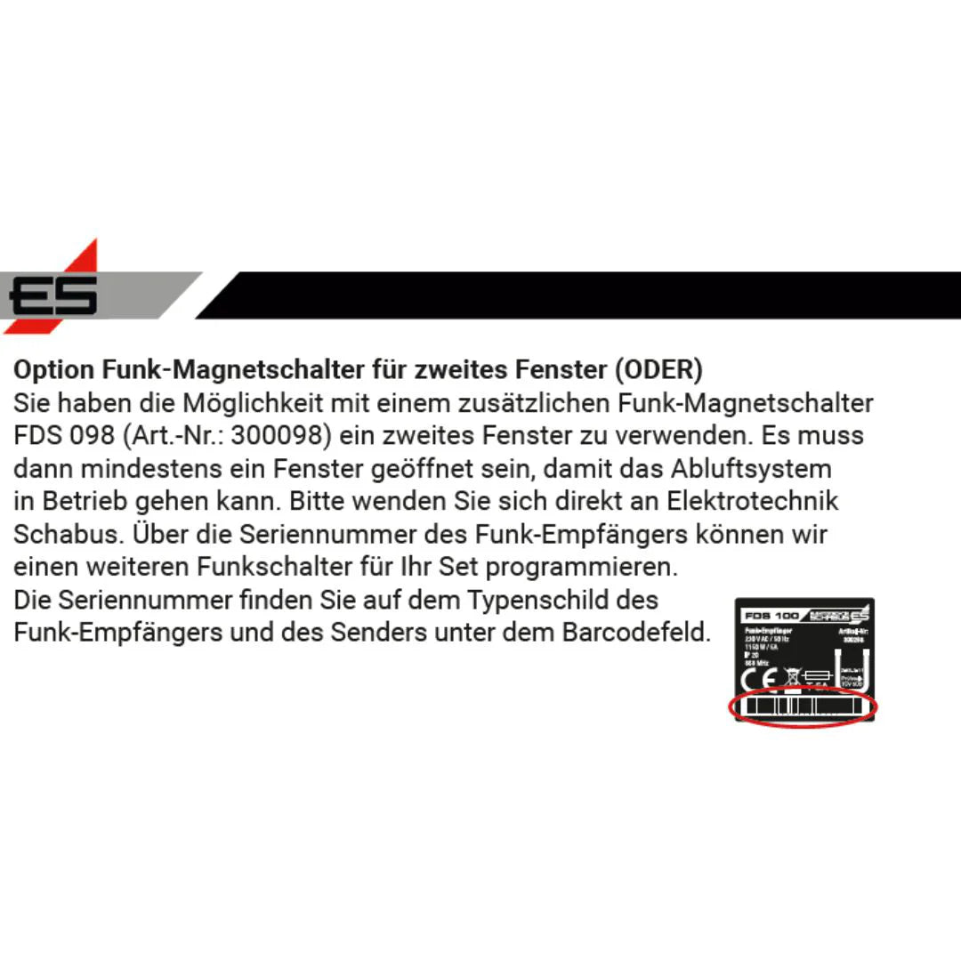 Funk-Magnetschalter FDS 098