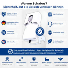 SHT 218 Pumpensteuerung von Elektrotechnik Schabus – Made in Germany, über 30 Jahre Sicherheitstechnik und zuverlässige Wasserüberwachung ohne akustischen Alarm.