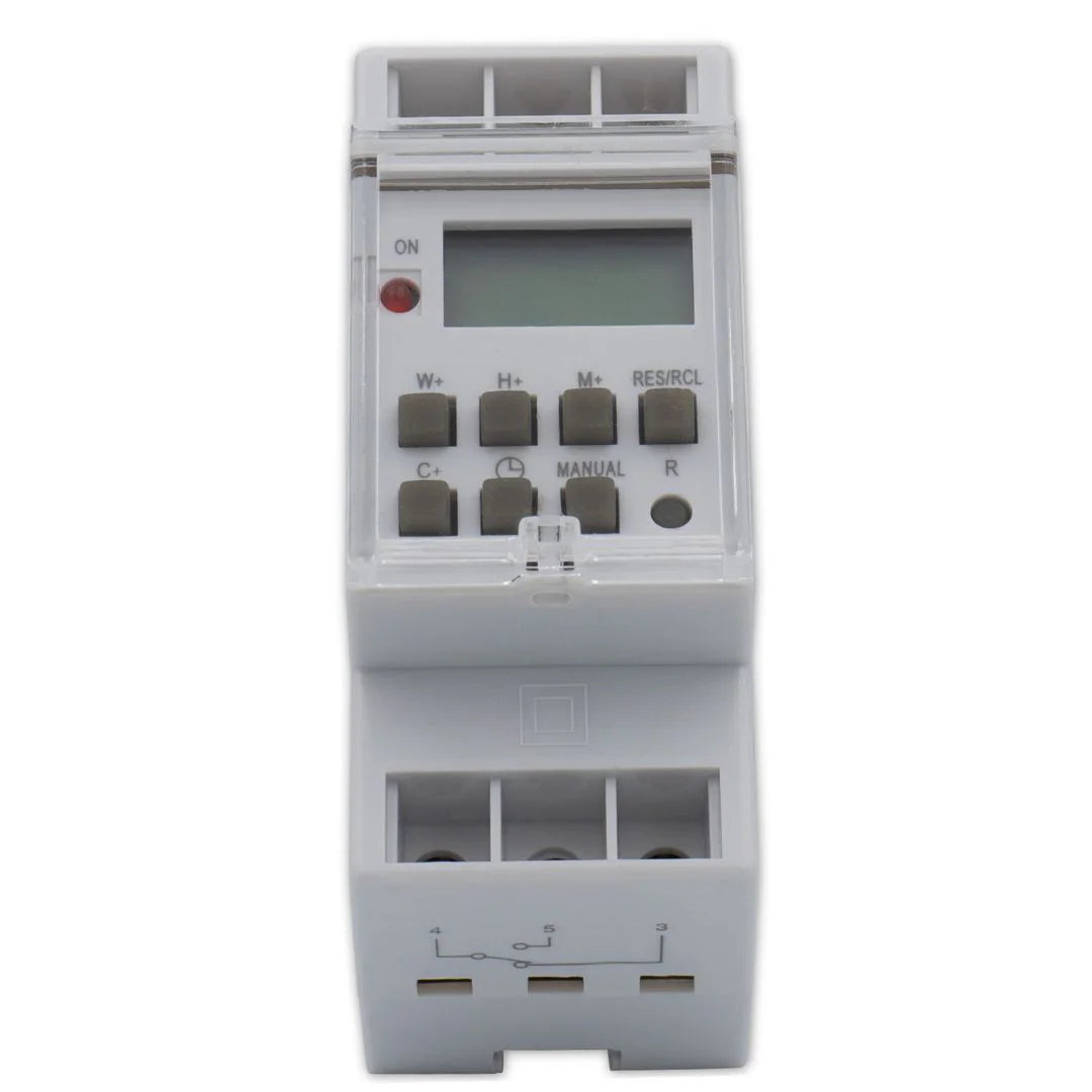 Wochenzeitschaltuhr DIN-Schiene elektronisch