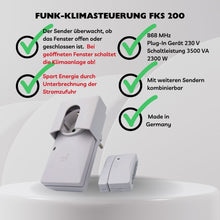 Funk-Klimasteuerung FKS 200 Zwischenstecker-Variante