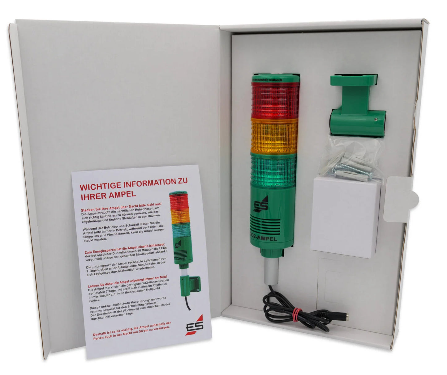 CO2-Ampel "school" für gute Luft in der Schule