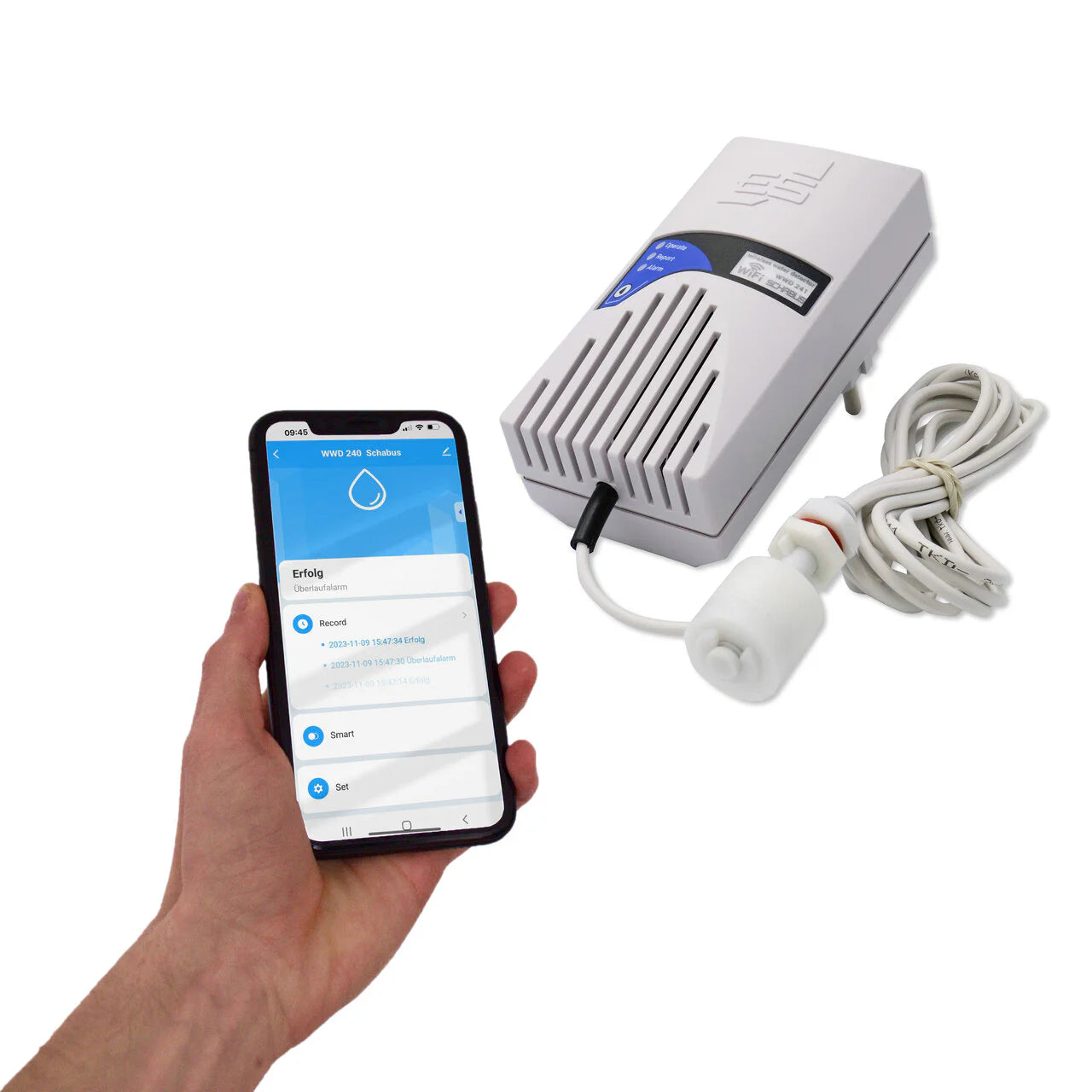 WWD 241 Smart Water Detector Mini Float 230 VAC/50Hz/Schuko Plug