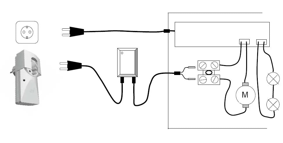 BBB 300 Potentialfreier Kontakt, Zusatzmodul zur Lichtsteuerung für Abluftsteuerung FDS 200, KDS 210