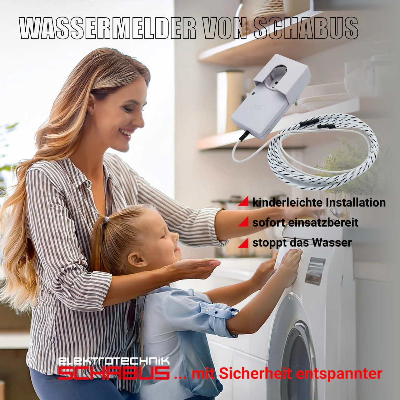 Aquastopp SHT 262 Wassermelder Sensorkabel + GerÀteabschaltung