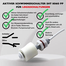 SHT 8060 aktiver Mini-Schwimmerschalter Kunststoff Schaltprinzip "Logik Pegel"