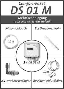 Differenzdruck-Controller DS-01 M Comfort-Paket Mehrfachbelegung