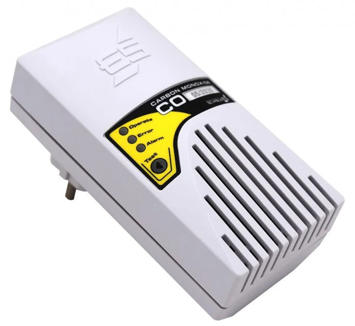 CO GAS ALARM GX-C1pro Kohlenmonoxid Steckdosengerät 230V