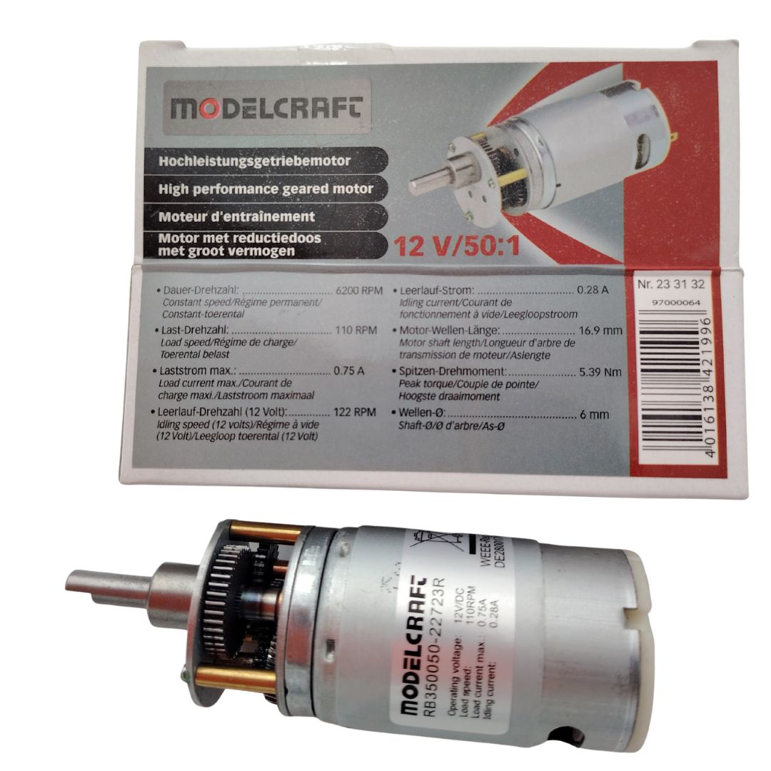 Modelcraft Getriebemotor 12 V DC 150