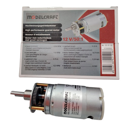 Modelcraft Getriebemotor 12 V DC 150