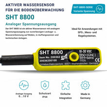 Aktiver Wassersensor für Anwendungen mit SPS, Mess oder Regelsystemen