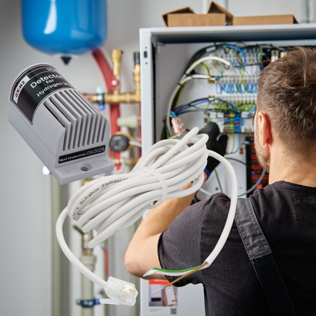 Wasserstoff Sensor GX HS Montagebild