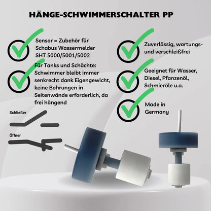 Hänge-Schwimmerschalter Kunststoff