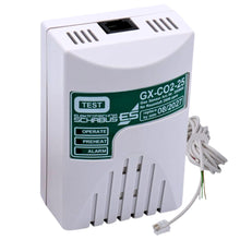 CO₂-Raumluftsensor GX-CO2-25 von Schabus mit Anschlusskabel und RJ-Stecker
