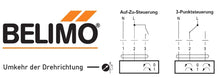 Luftdichte Zuluftklappe mit Belimo-Servomotor