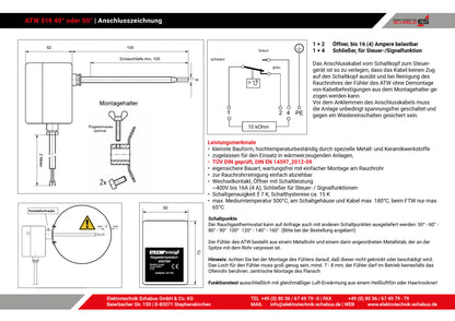Abgastemperaturwächter ATW 519 50°C