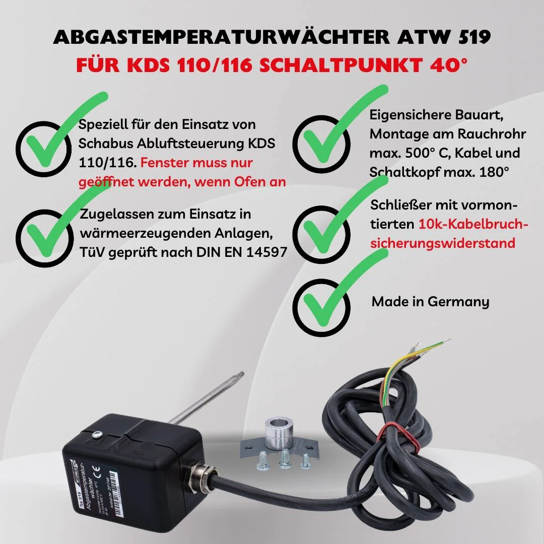 Abgastemperaturwächter ATW 519 - KDS 110/116