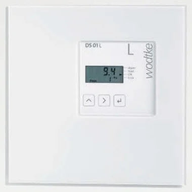 Wandeinbaukasten Glasdekorplatte "white" Zubehör zum Differenzdruckcontroller DS01