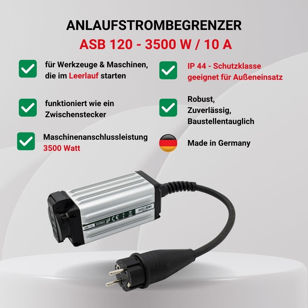 Anlaufstrombegrenzer ASB 120 3500W/16A