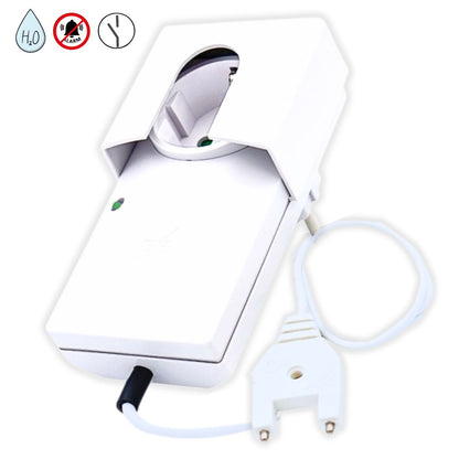 SHT 218 Pumpensteuerung mit Gabelsensor zur automatischen Aktivierung von Pumpen bei Wasserkontakt – ohne akustischen Alarm.