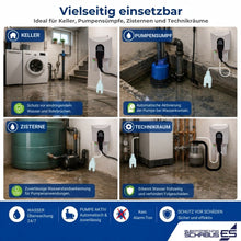 SHT 218 Pumpensteuerung für Keller, Pumpensümpfe, Zisternen und Technikräume zur automatischen Wassererkennung und Pumpensteuerung.