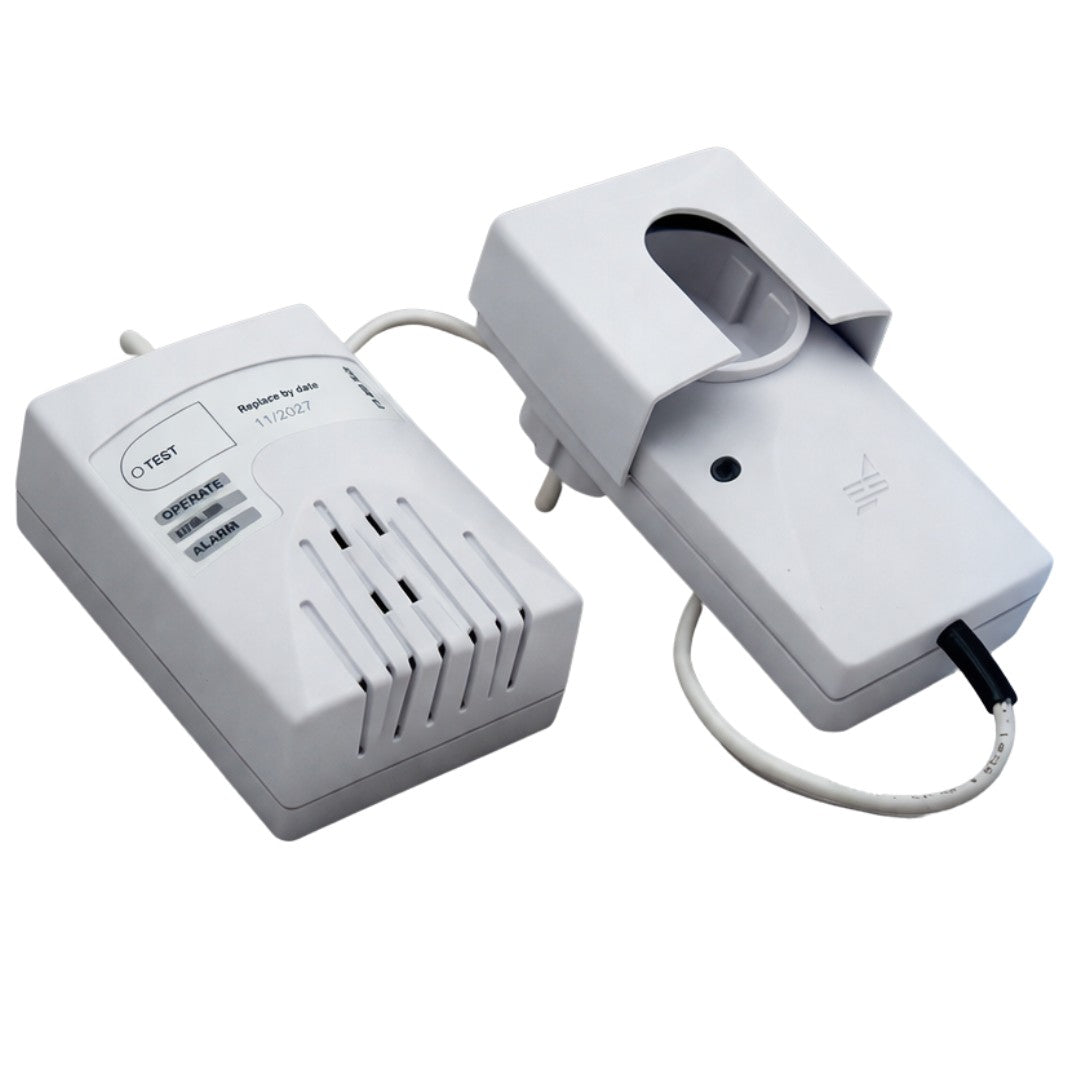 CO Melder GX C3 Hauptbild Steckdosengerät und externer Sensor