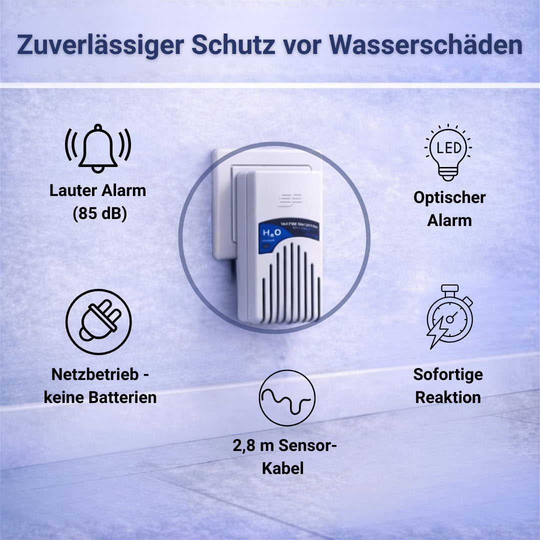 Zuverlässiger Schutz vor Wasserschäden, ihre Vorteile auf einen Blick