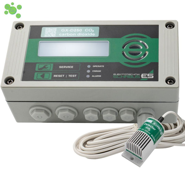Profi CO₂ Melder GX-D250 für Wohn- und Büroräume