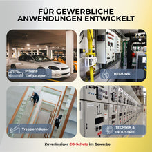 CO Melder für gewerbliche Anwendung, Private Tiefgaragen, Heizung, Treppenhäuser, Technik und Industrie