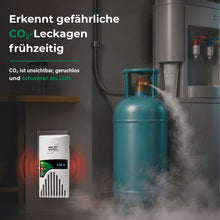 Vergleich zwischen GX-D33 CO₂-Leckagewarner für technische Anlagen und herkömmlichem Raumluft-CO₂-Melder