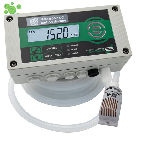 Profi CO₂ Melder GX-D500P für thermisch anspruchsvolle Räume