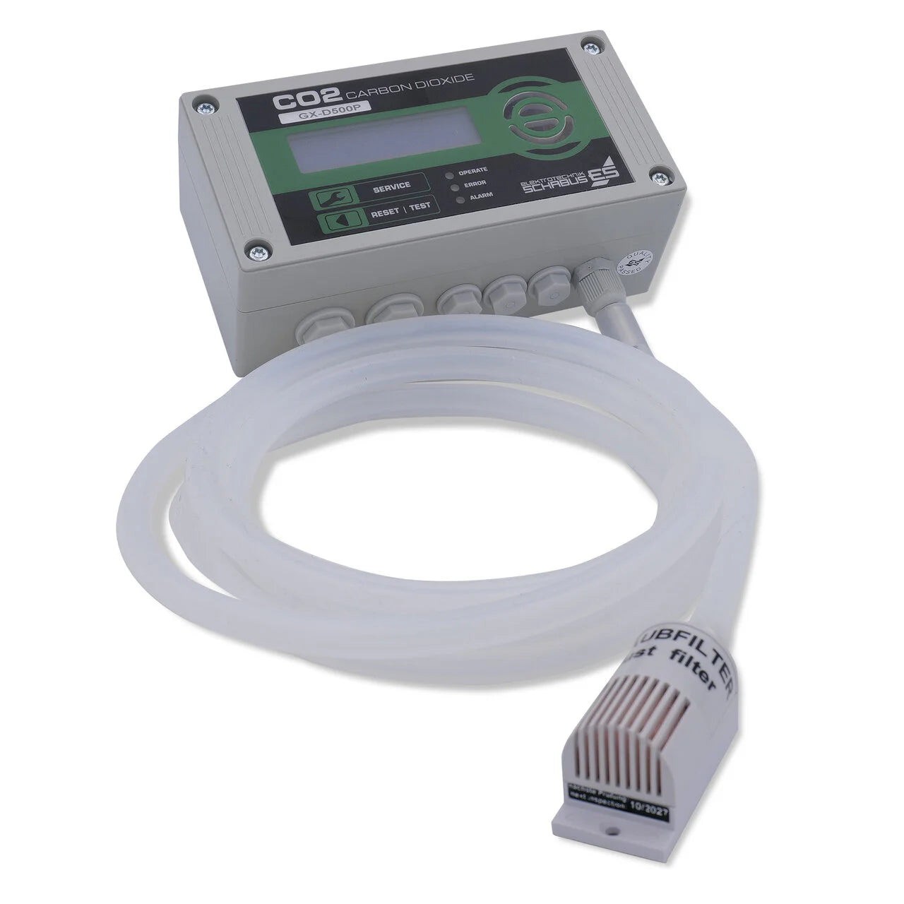 GX-D500P-Professioneller CO2-Alarm mit Ansaugung