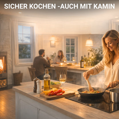 Sicher kochen - auch mit Kamin Abluftsteuerung per Funk