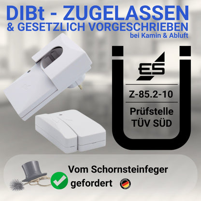 FDS 200 Funk-Abluftsteuerung Dibt-Zugelassen vom Schornsteinfeger gefordert
