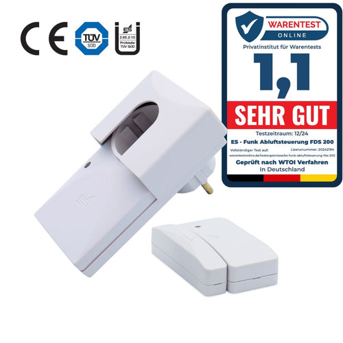 Funk-Abluftsteuerung FDS 200 Ü-Zeichen (Dibt) und TÜV