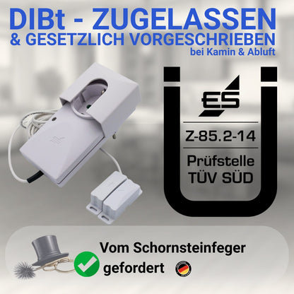 KDS 210 Kabel-Abluftsteueurng Dibt Zugelassen und TÜV geprüft