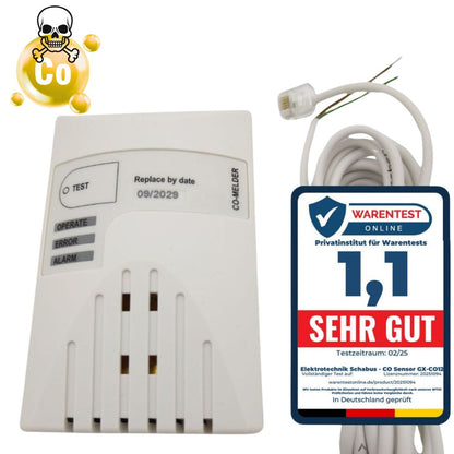 CO Melder GX-CO-12 für mobilen Einsatz, ob Camper oder Schiff - CO detektiert - Gefahr gebannt