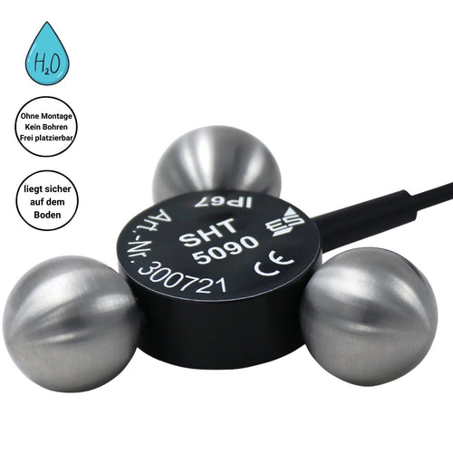 Boden-Wassersensor SHT 5090 Montage ohne Bohren!