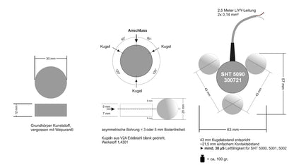 Boden Wassersensor Zeichnung