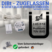 Kabel-Abluftsteuerung mit Dibt Zulassung und TÜV Prüfung