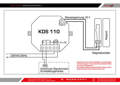 Kabel-Abluftsteuerung KDS 110 DIBt