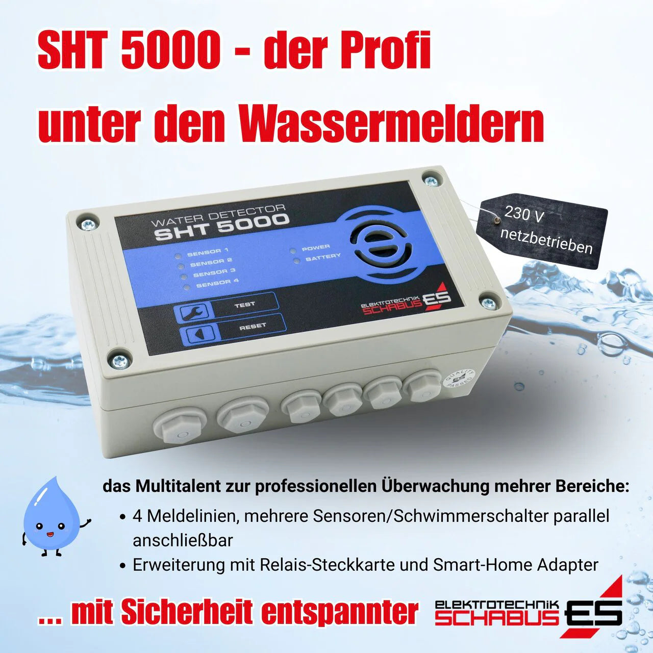 Wassermelder SHT 5000 - 230 V