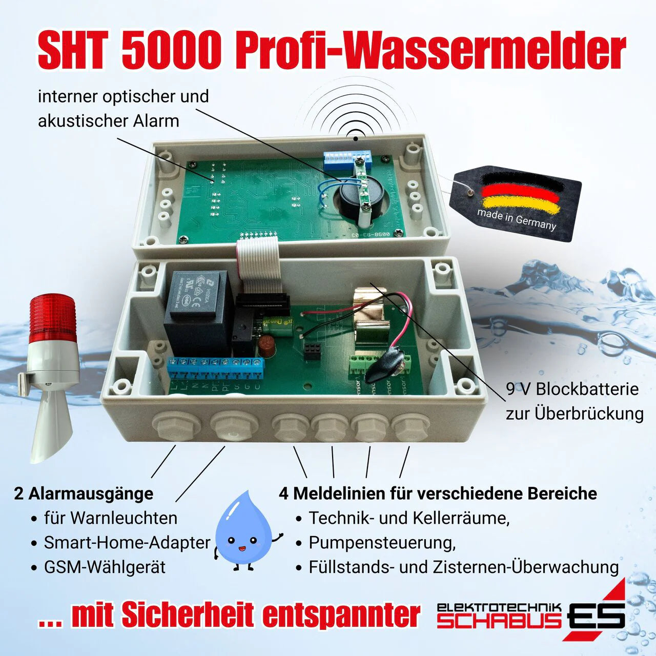 Wassermelder SHT 5000 - 230 V