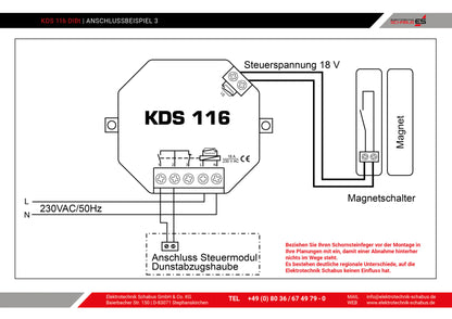 Kabel-Abluftsteuerung KDS 116