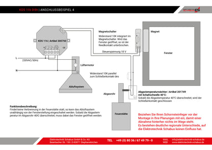Kabel-Abluftsteuerung KDS 116