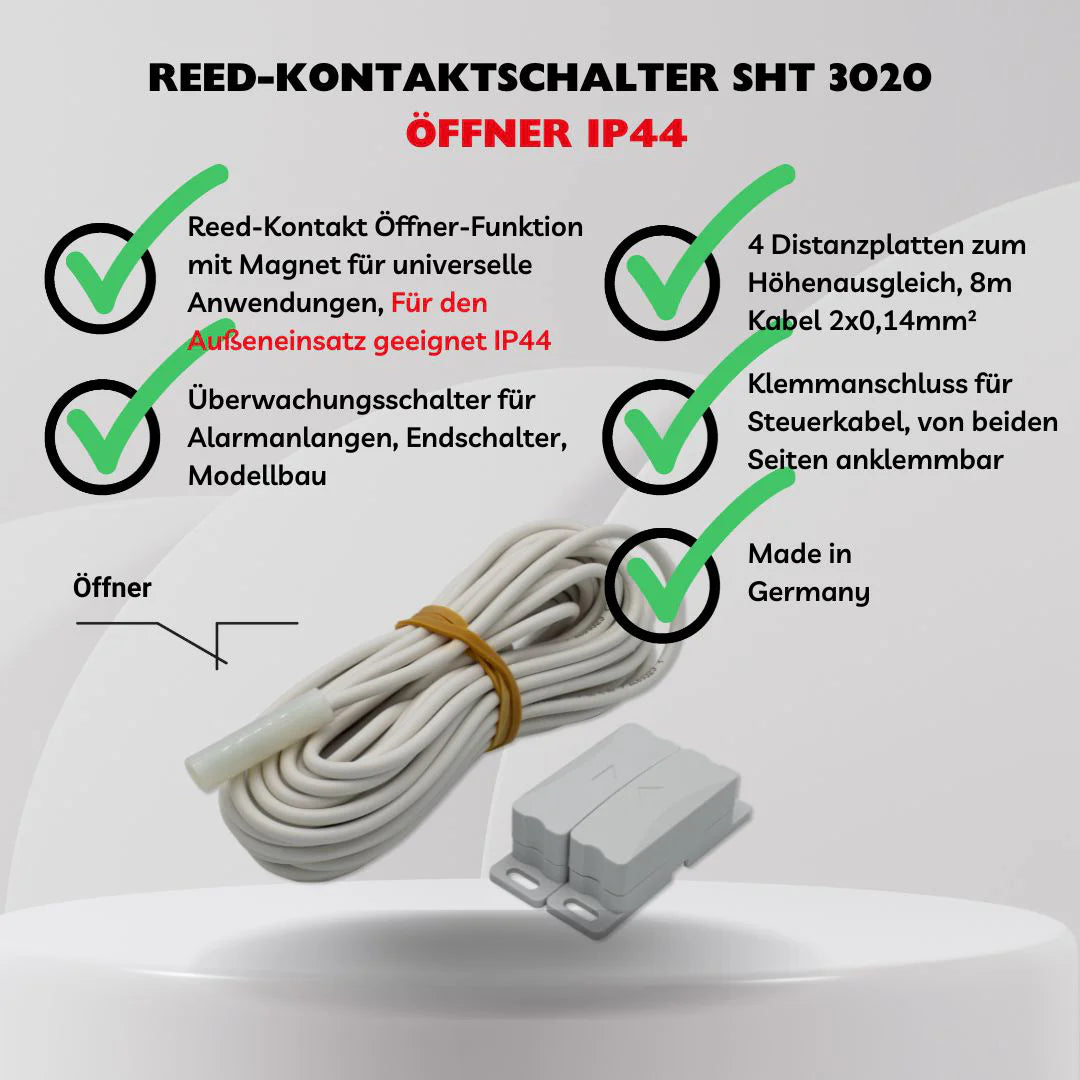 Reed-Kontaktschalter (Öffner) SHT 3020