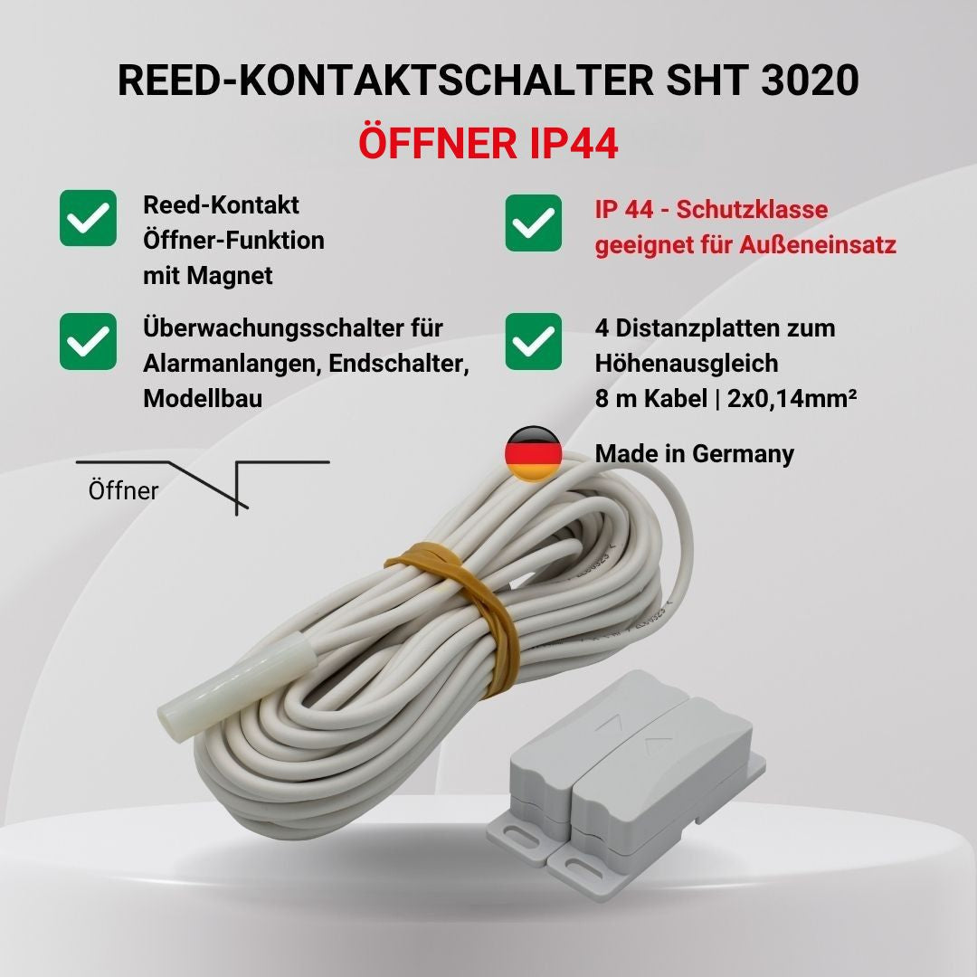 SHT 3020 Reedkontakt Öffner Aufzählungspunkte